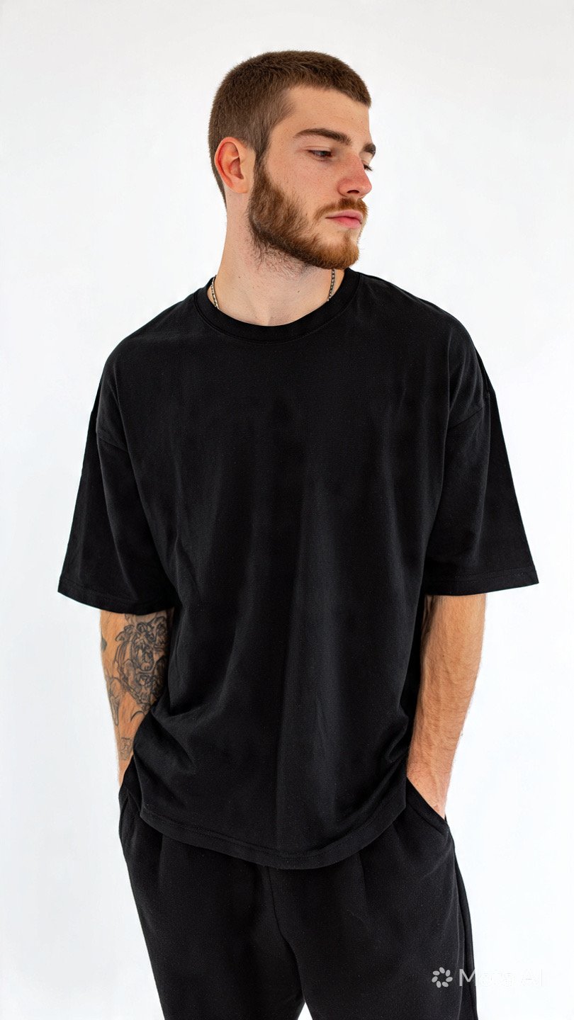 Baggy T-shirt 260g - Black